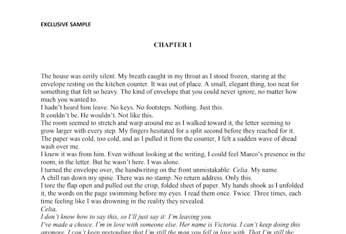 write a detailed story plot and outline for your book